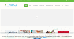 Desktop Screenshot of lbclinicas.com